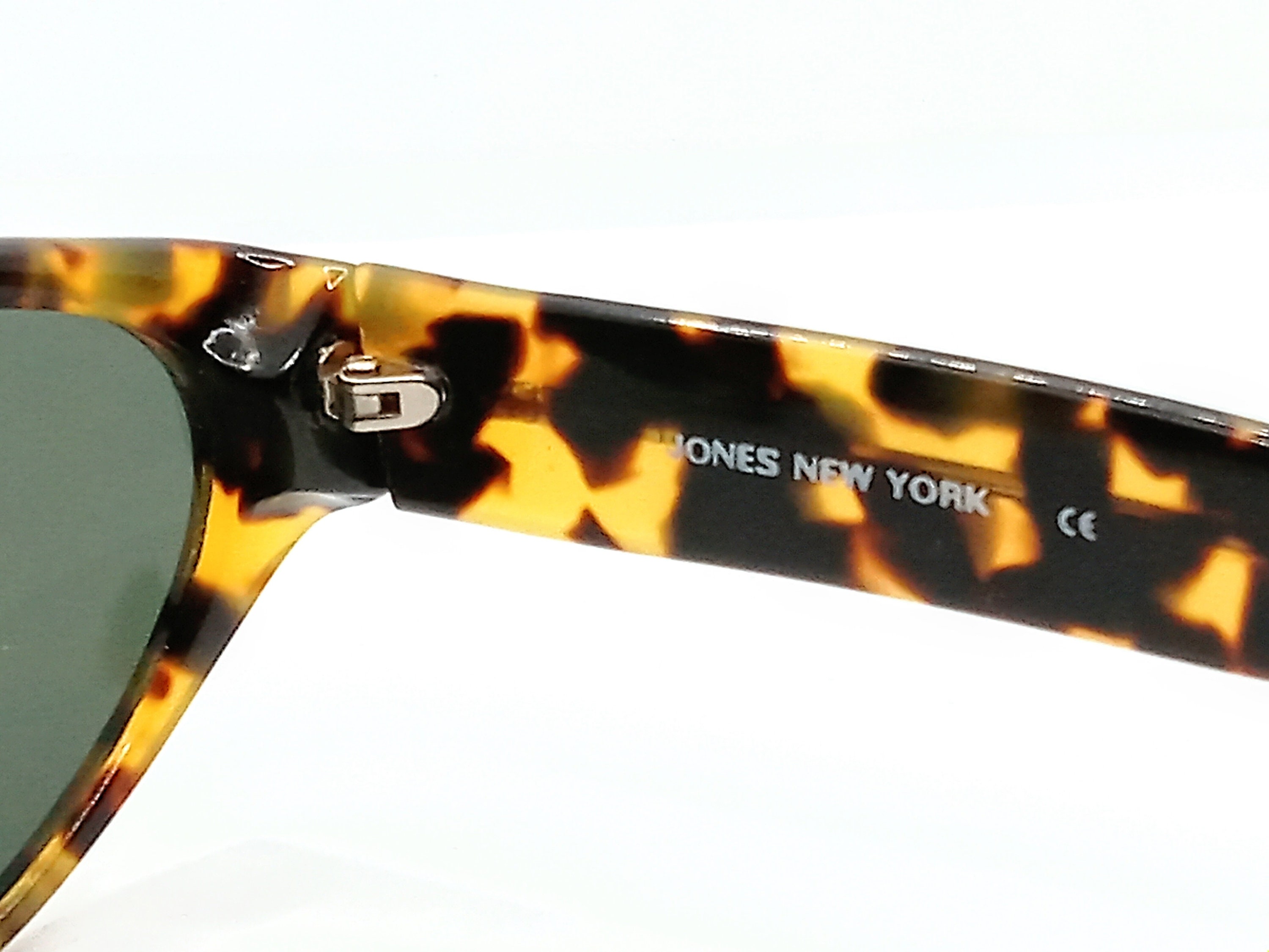 Vintage Jones of New York Oversized Brown Tortoise Sunglasses Jones New York Sunglasses for Women for sale | eBay main image 3