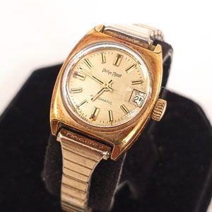 Phillipe Monet Women's Vintage Swiss Movement Automatic Watch-Sweeping Seconds!