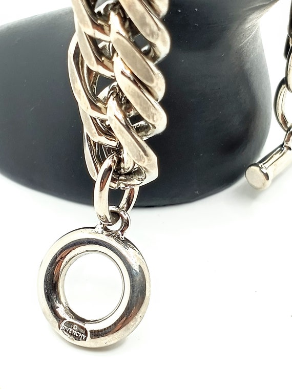 Authentic Givenchy Chunky Polished Link Designer … - image 6