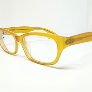 Authentic SEE Vintage "3960" Yellow Square Designer Eyeglasses-Italy!