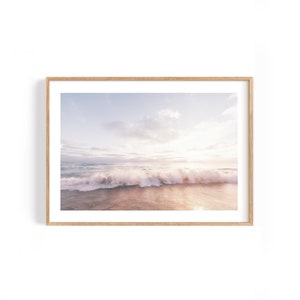 Ocean Shore. Beautiful Coastal photography for the Modern Home. Print or framed wall decor. zdjęcie 1