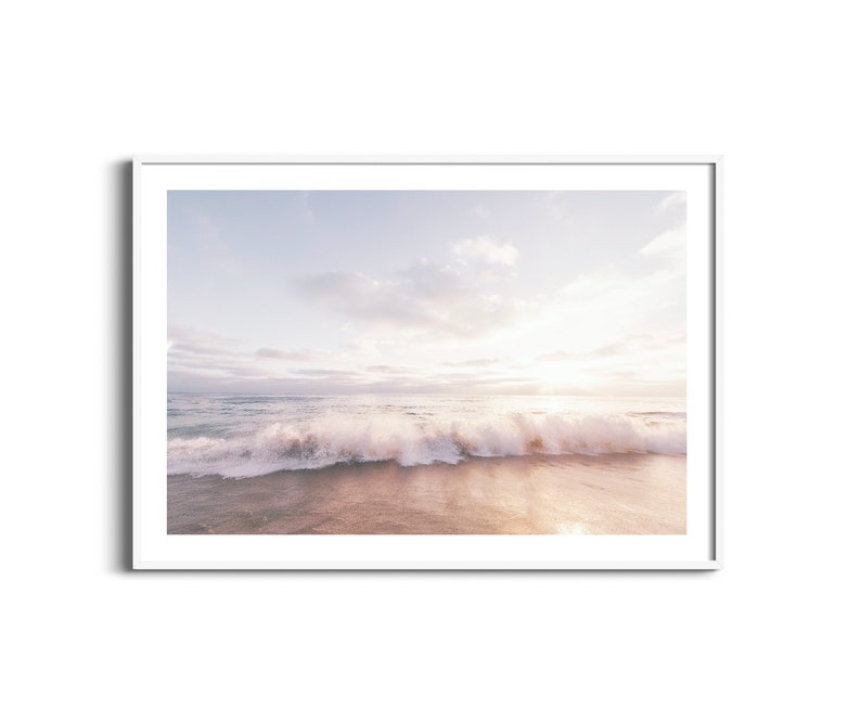 Ocean Shore. Beautiful Coastal photography for the Modern Home. Print or framed wall decor. zdjęcie 4