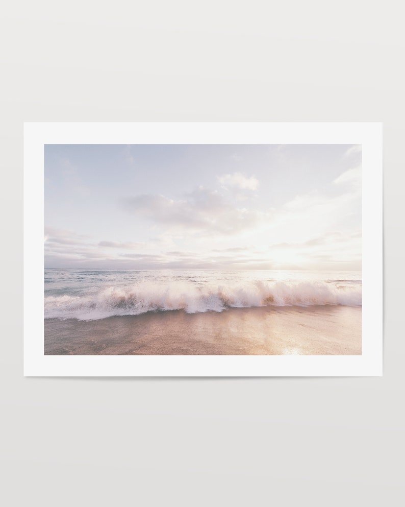 Ocean Shore. Beautiful Coastal photography for the Modern Home. Print or framed wall decor. zdjęcie 2