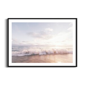 Ocean Shore. Beautiful Coastal photography for the Modern Home. Print or framed wall decor. zdjęcie 3