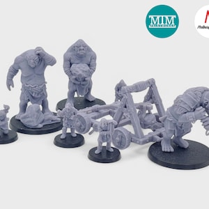 Orc Catapult & Trolls