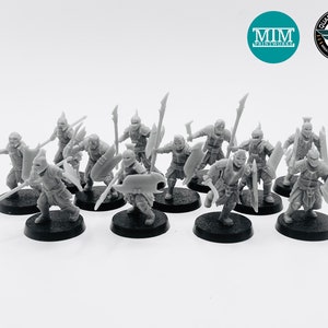 Bande d&#39;orcs des montagnes grises