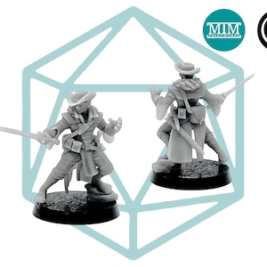 Moschettiere mezzo elfo/Gioco di ruolo da tavolo in miniatura/D&D/Gioco di ruolo