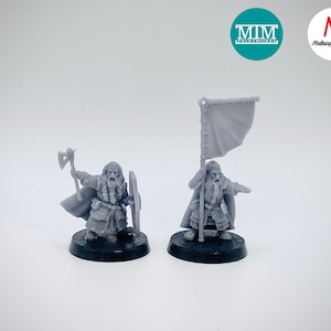 Zwergenhauptmann und Banner