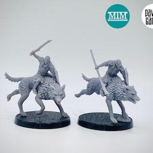 Armoured Orc Wolf Riders