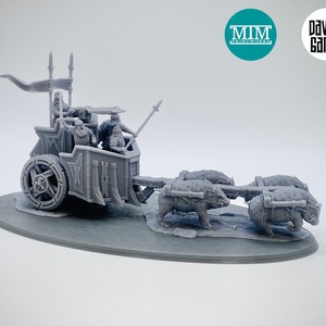 Silver Goat Dwarven Chariot