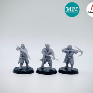 Guerriers pirates du soleil levant avec arcs