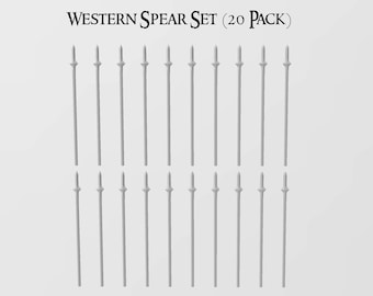 Western Spear Set (20 Pack)