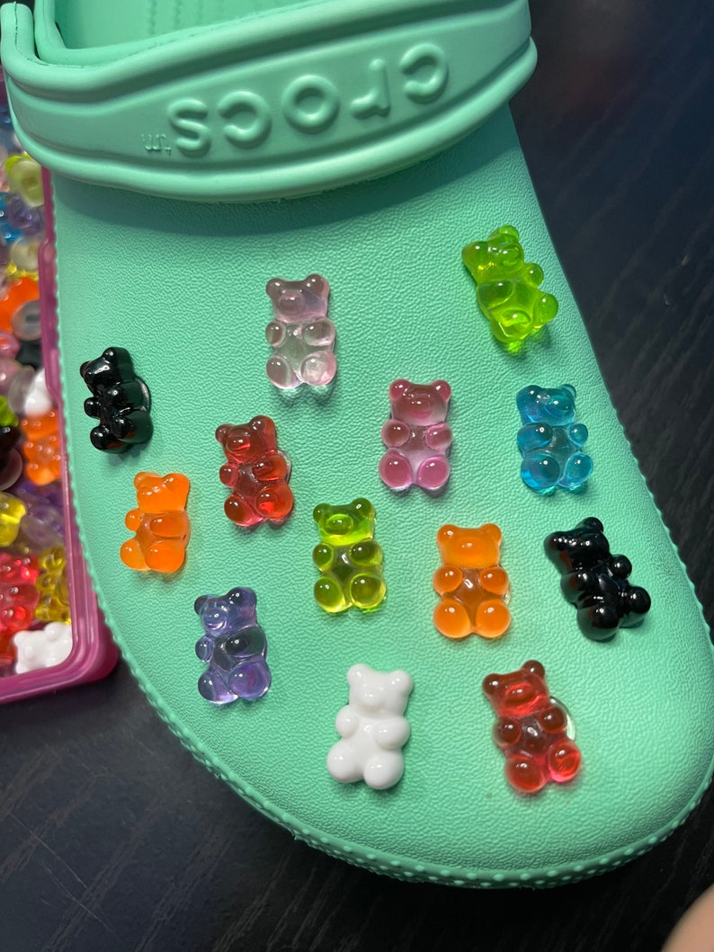3pack Random Colored Gummy Bear Jibbitz Etsy