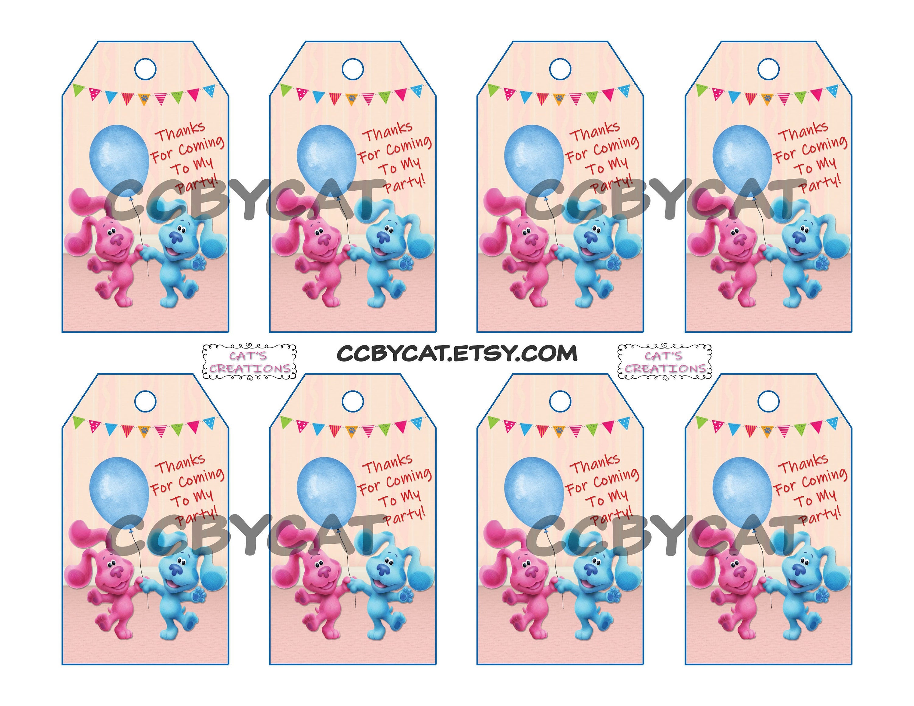 Amazon.com: Blues Clues Party Favors Packs ~ Bundle Includes