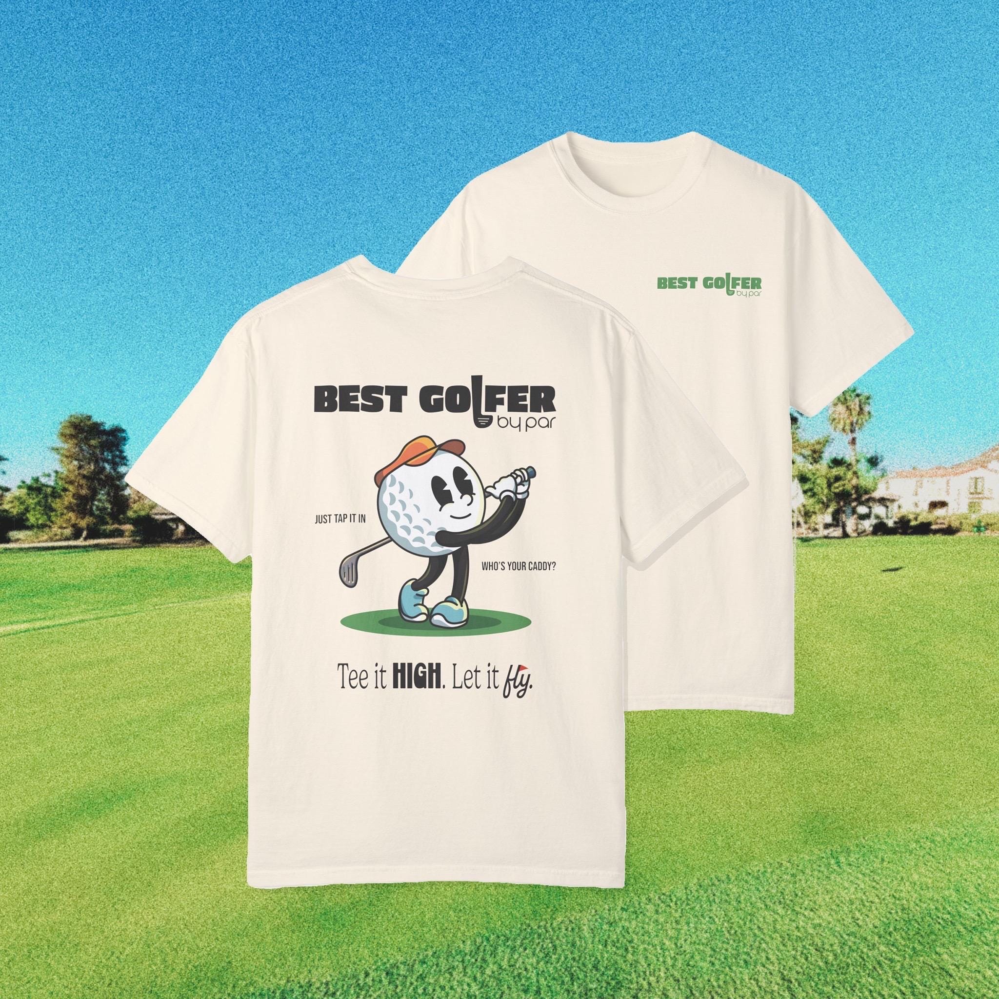 Retro Golf Shirt, Funny Mens Golf Shirt, Vintage Golf Shirt 