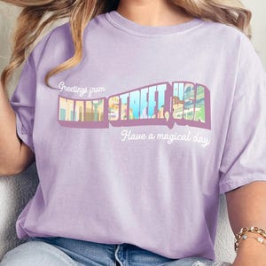 WDW Inspired Shirt, Main Street, Comfort Colors, Vacation Shirt, Magical Shirt, Aesthetic Trendy Shirt, Vintage Shirt, Magic Kingdom Shirt