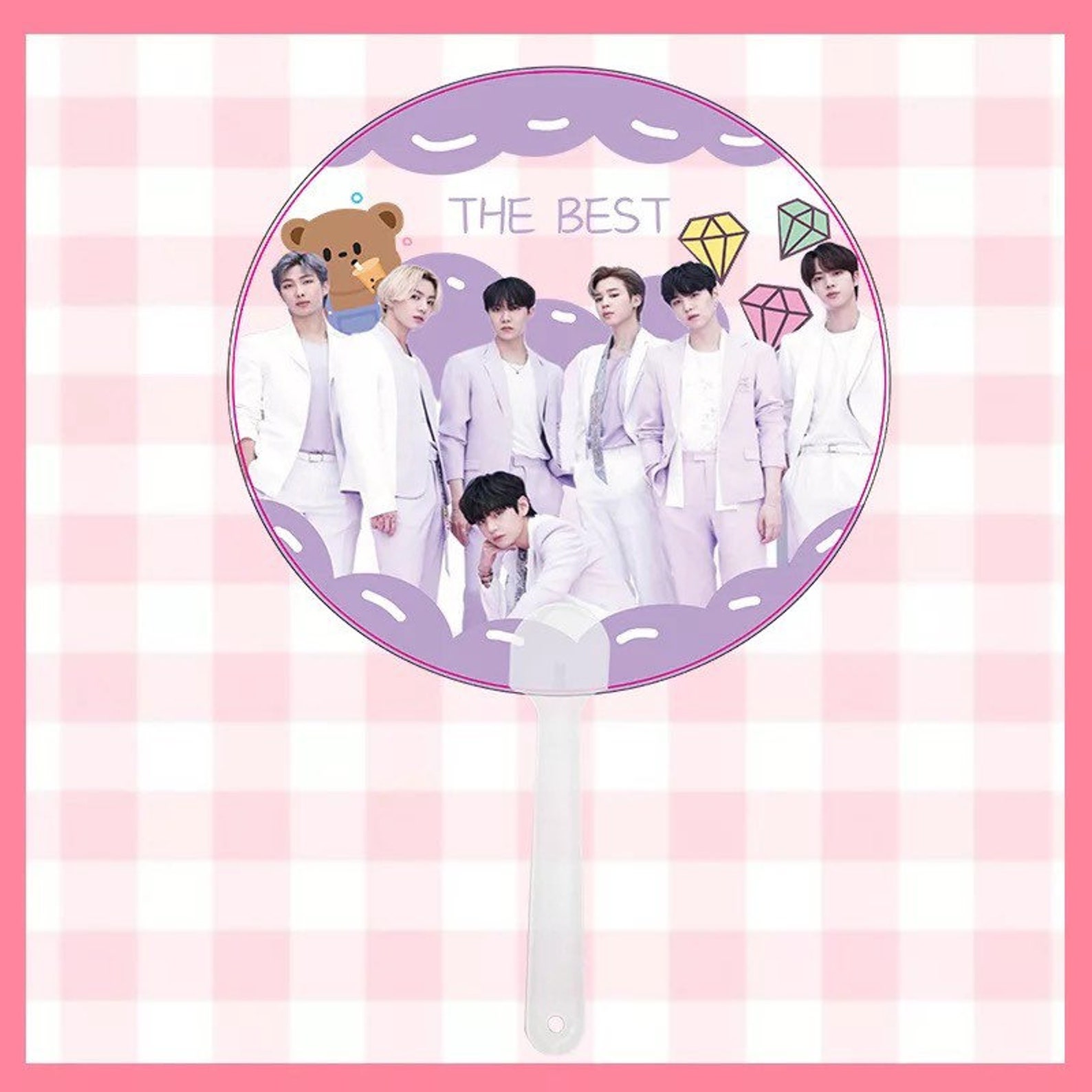 Bangtan The Best Fan/Picket Kpop Etsy