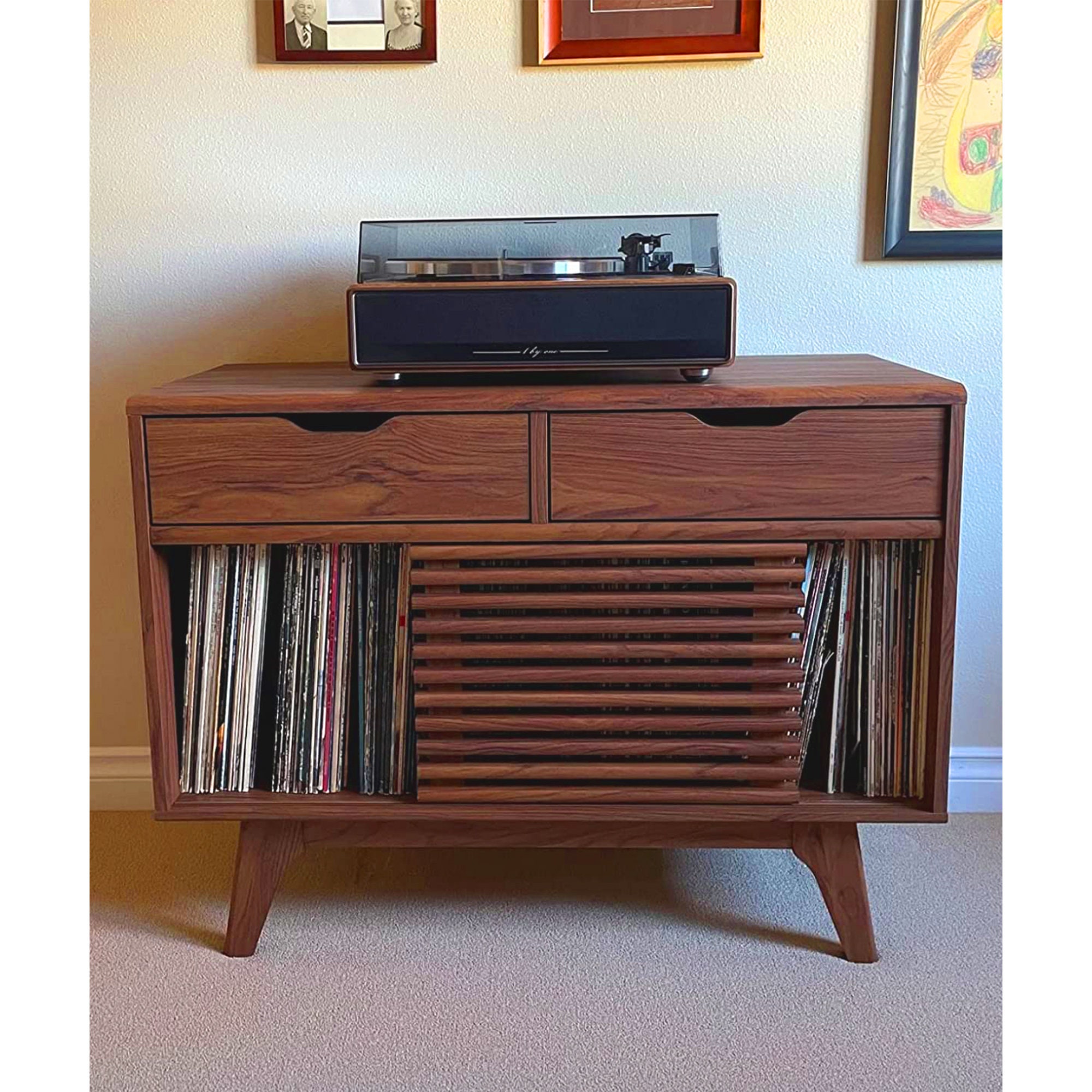 Midcentury Modern Vinyl Record Storage Display 37 Etsy
