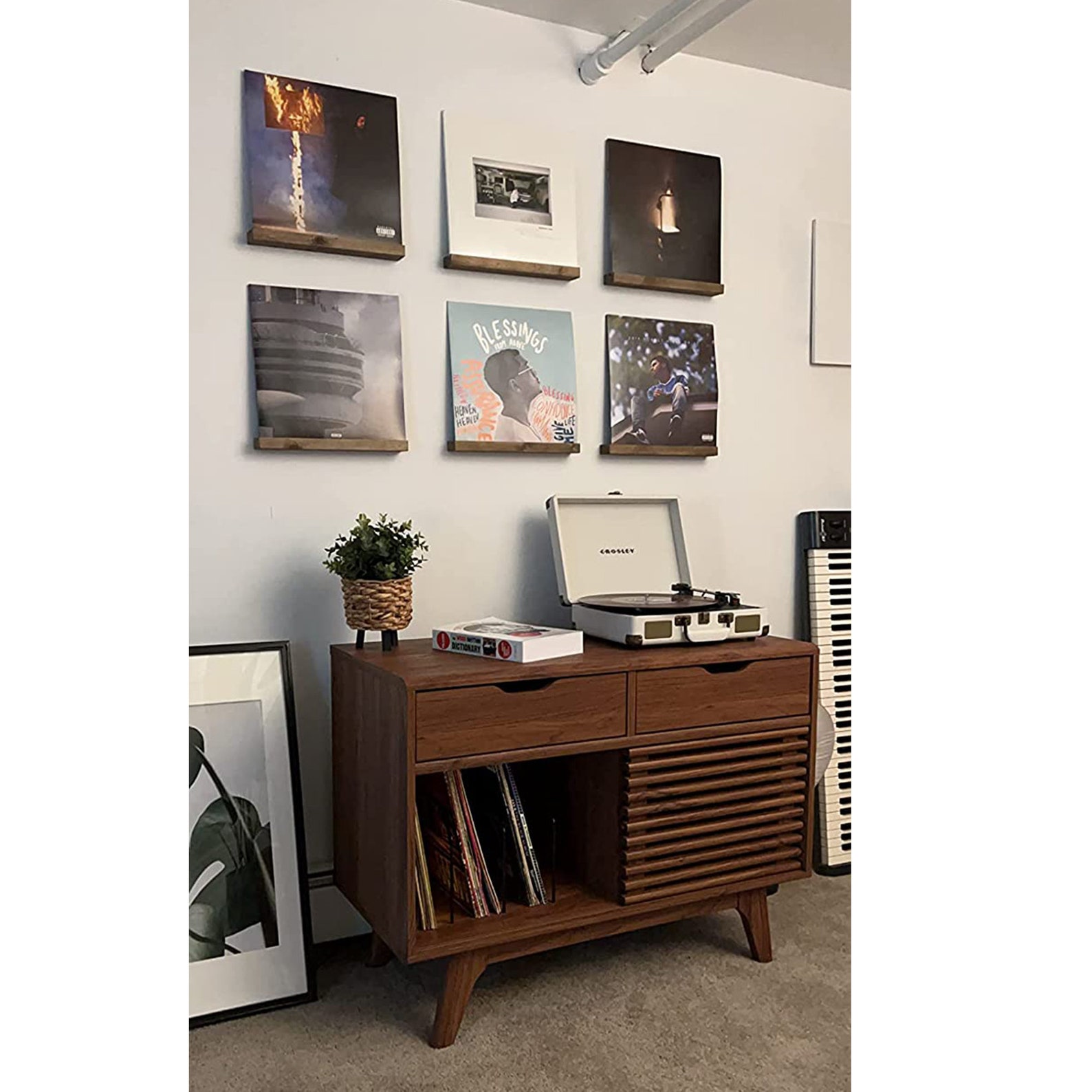 Midcentury Modern Vinyl Record Storage Display 37 Etsy