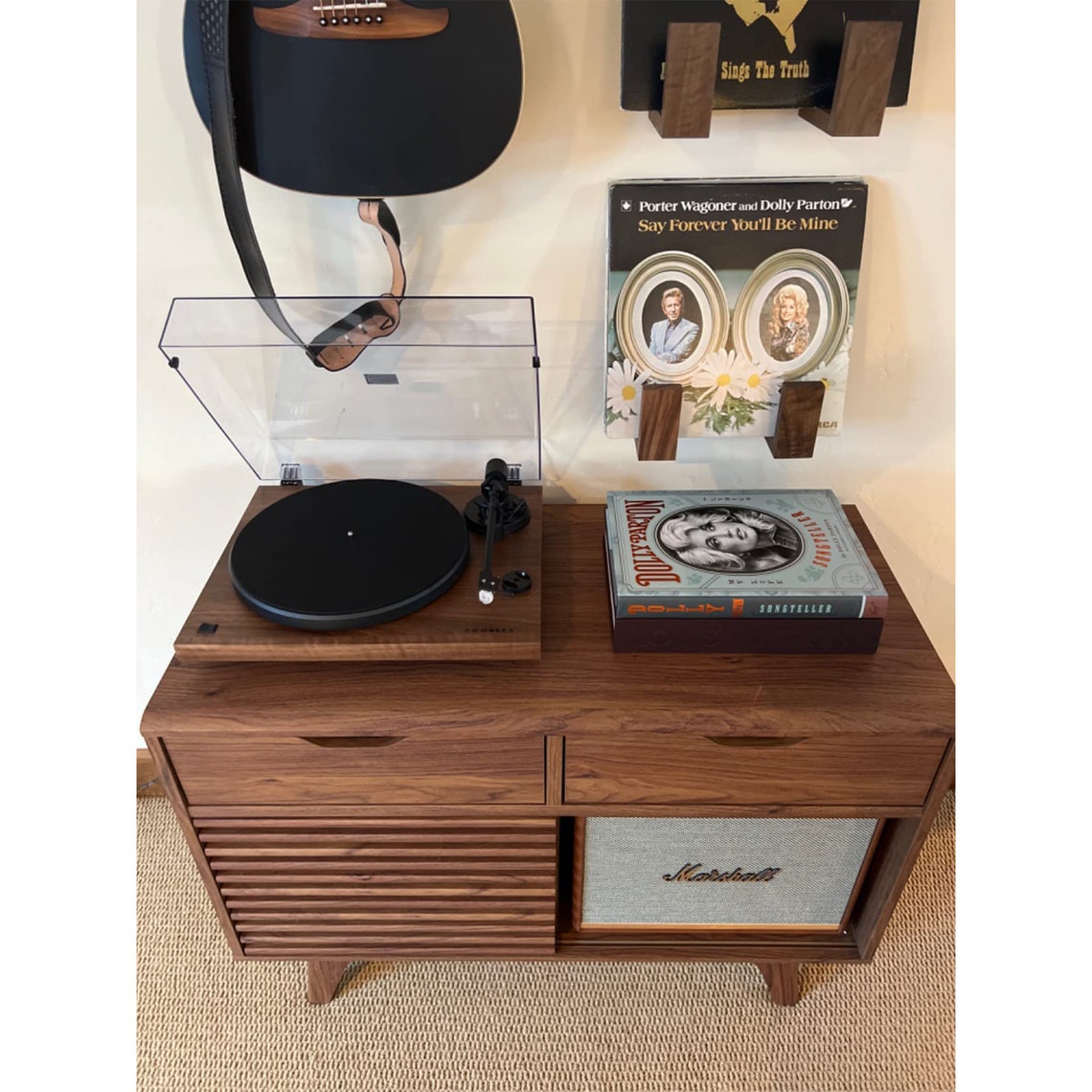 Midcentury Modern Vinyl Record Storage Display 37 Etsy