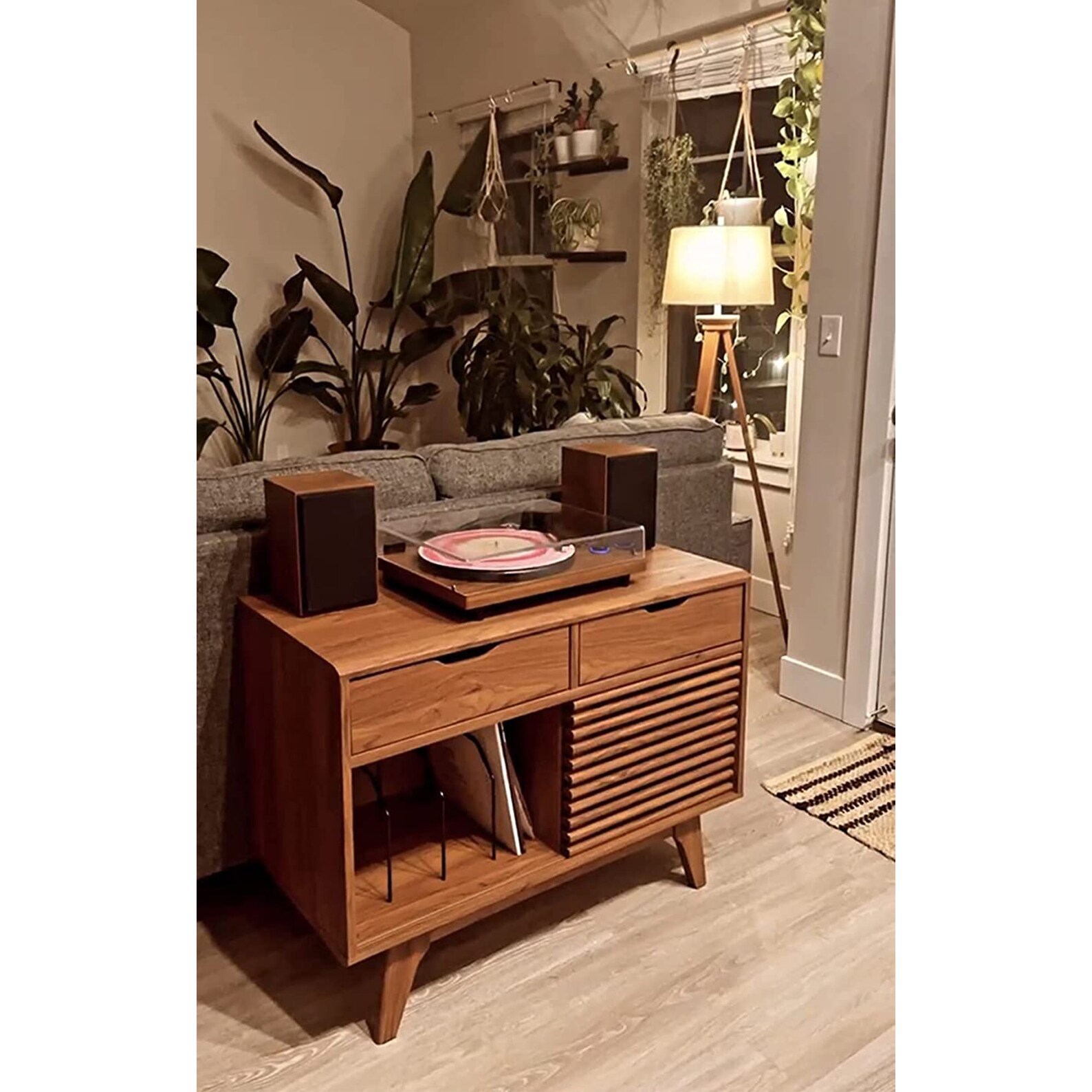 Midcentury Modern Vinyl Record Storage Display 37 Etsy