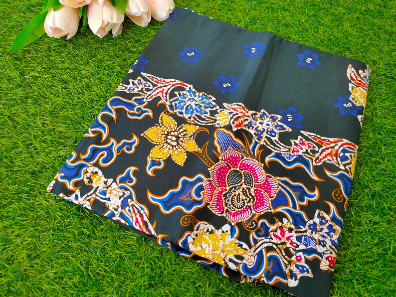 Malaysia Batik Terengganu Traditional Fabric Cotton High  Etsy