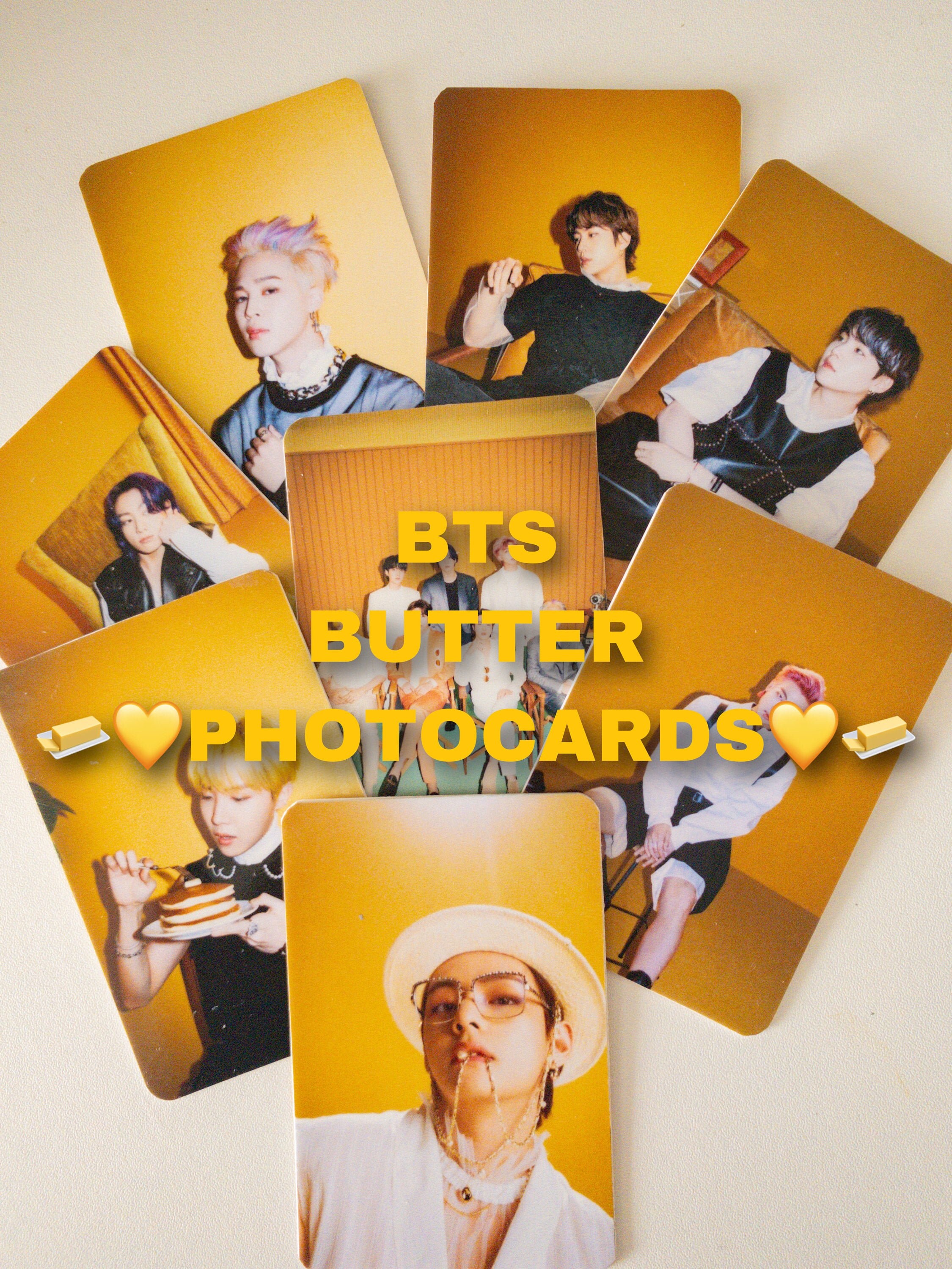 BTS BUTTER PHOTOCARDS unofficial Etsy
