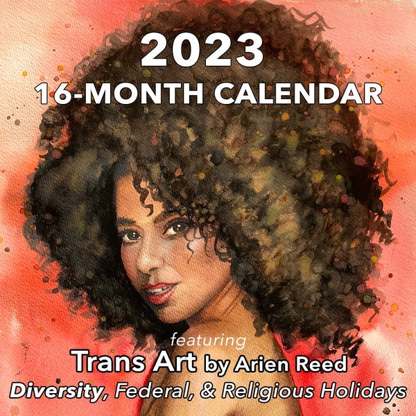 Transgender Calendar Etsy