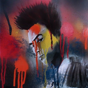 Transgender, Korean Man | Mixed Media Painting by Trans Artist | Art Print in Color Queer Asian LGBTQ FTM Transmasculine Transmasc artwork