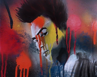 Transgender, Korean Man | Mixed Media Painting by Trans Artist | Art Print in Color Queer Asian LGBTQ FTM Transmasculine Transmasc artwork