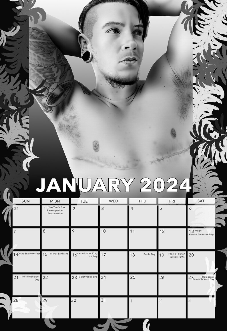 2024 16month Diversity Calendar Featuring Transgender Etsy Australia