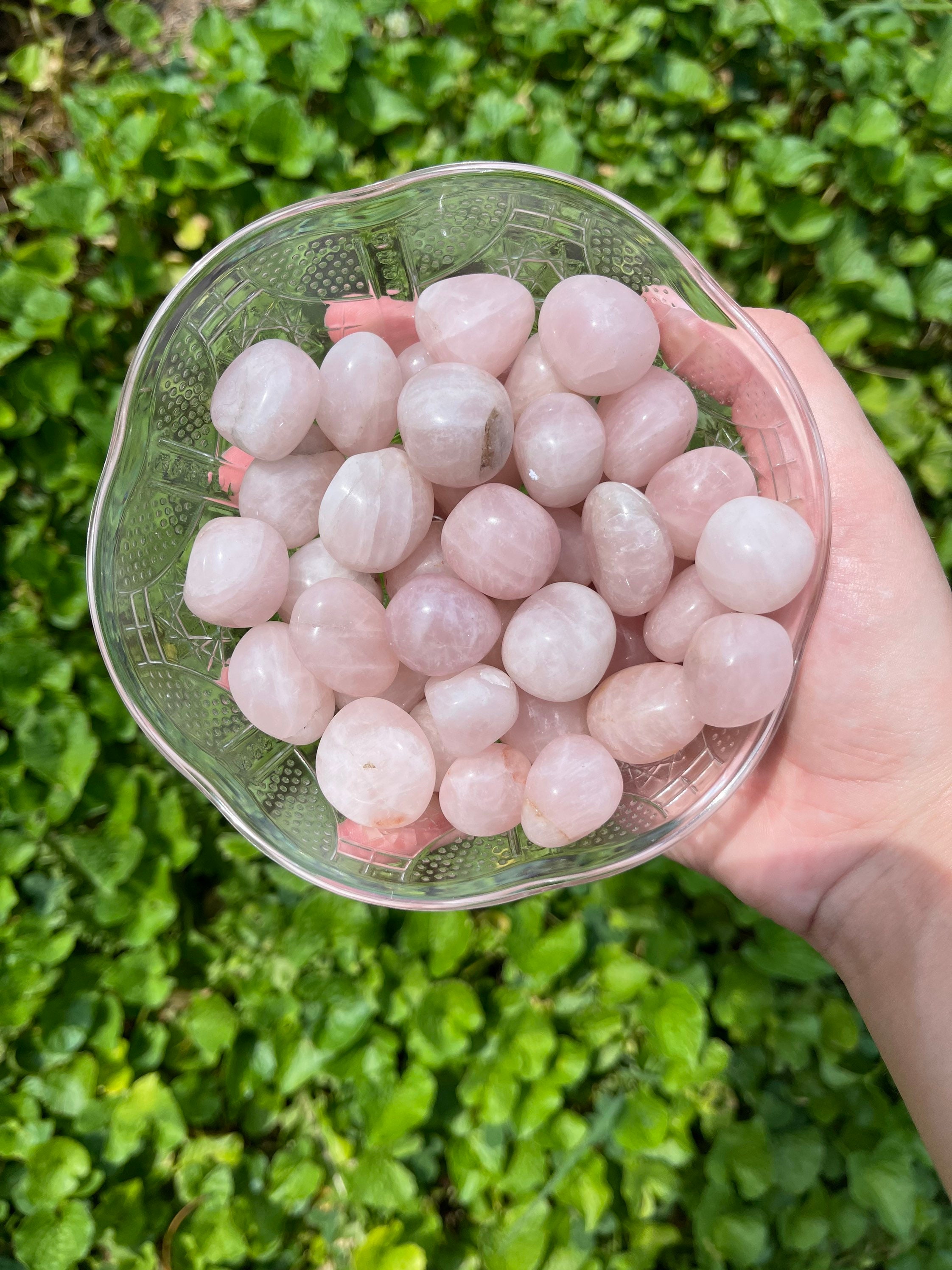 Rose Quartz Tumbles | Tumbled Crystals | Crystals for Unconditional L…