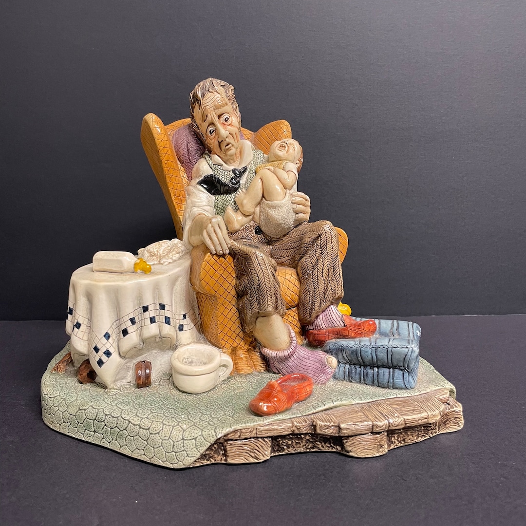 Vintage Naturecraft Grandad's Darling Figurine by Congleton