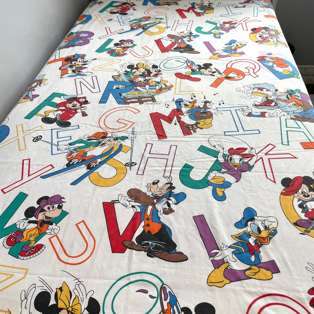Vintage Pacific Disney Full Size Flat Bedsheet With Pluto Etsy