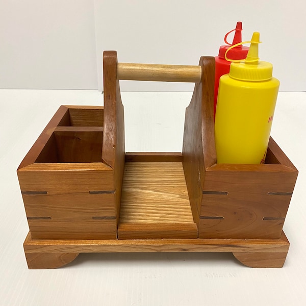 Mud Pie Dish 8 X 12 Fork 5 1/2" Circa Handle Condiment Holder