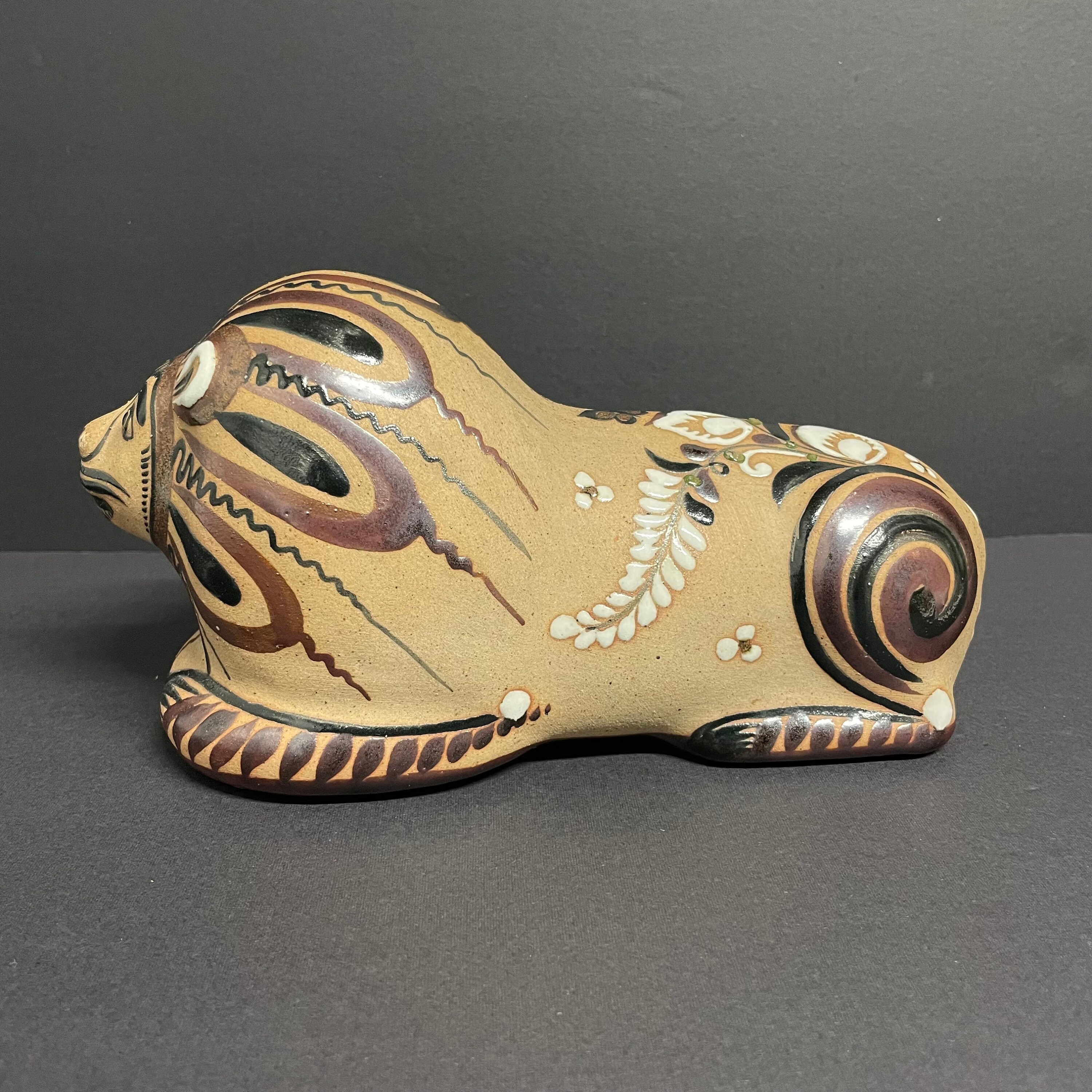 ヴィンテージ　メキシコ　陶器　置物　ライオン il_fullxfull.5519573701_dc38.jpg