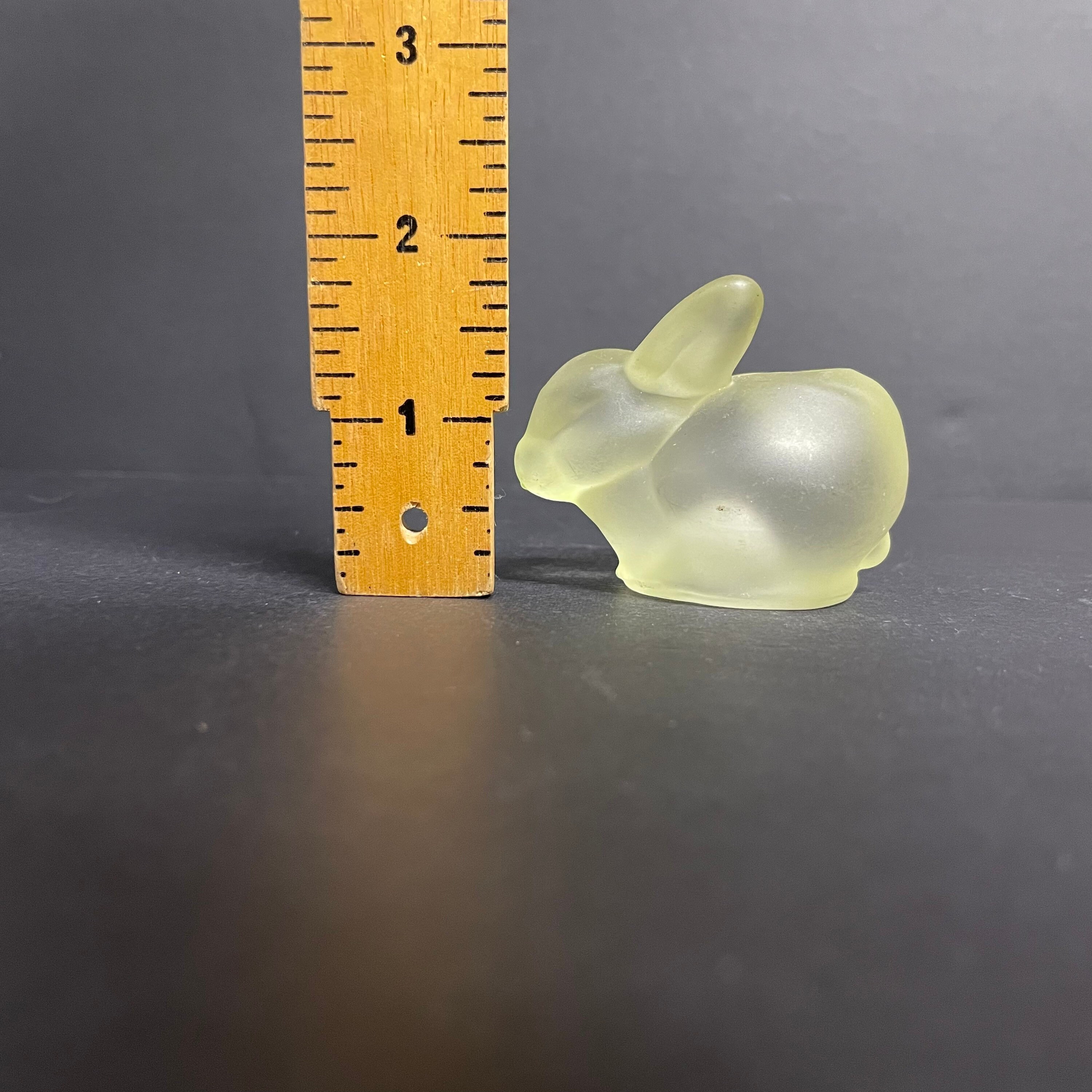 Vintage Frosted Glass Bunny Rabbit Candlestick Holders Set of Etsy