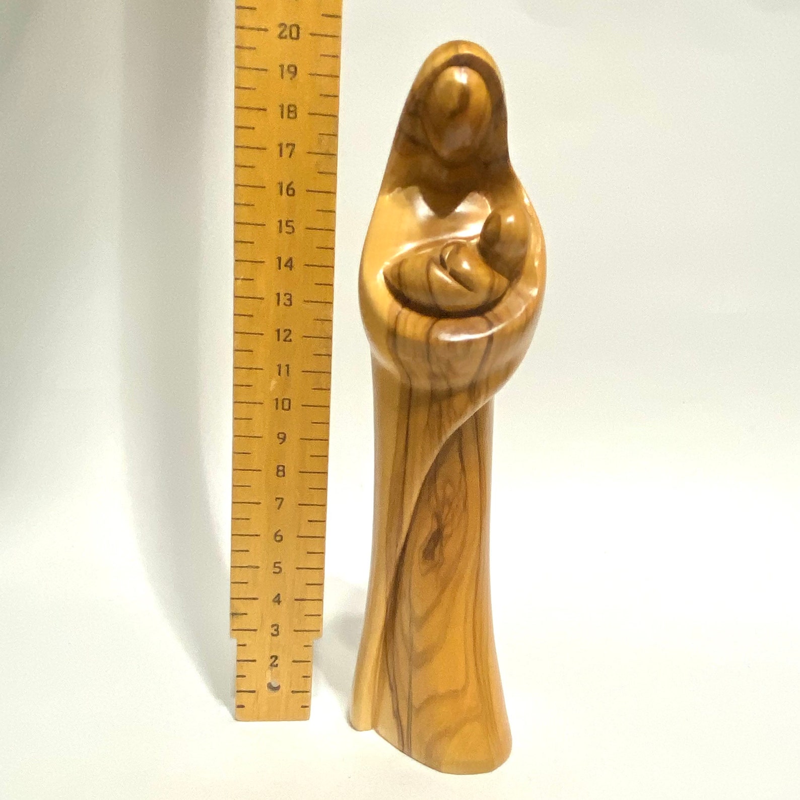 Holy Land Handicrafts Olive Wood Carving Figurine Mary With Etsy Australia