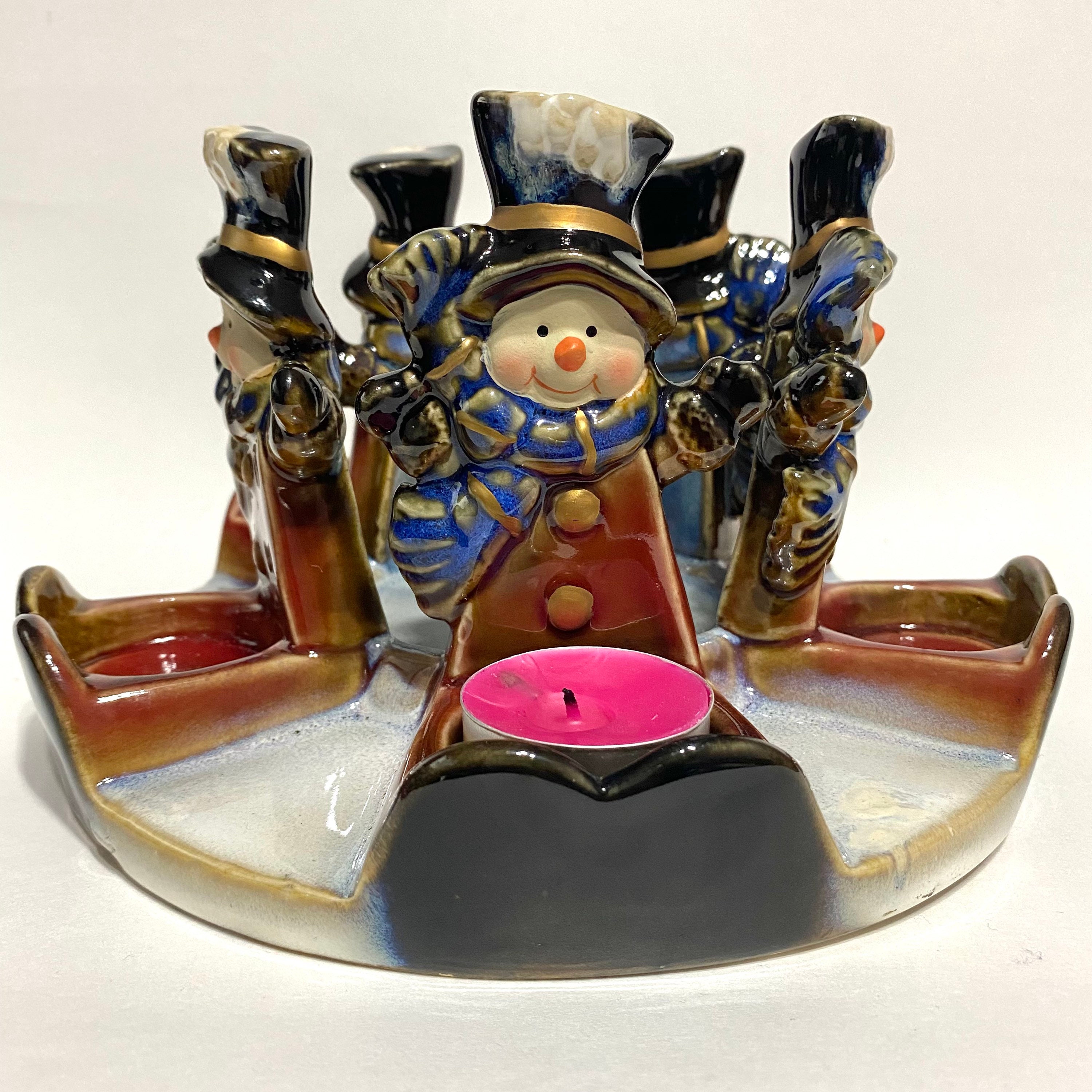 1970'sスノーマン ティーライトキャンドル ウィンタークリスマス 1970'sスノーマン ティーライトキャンドル ウィンタークリスマス