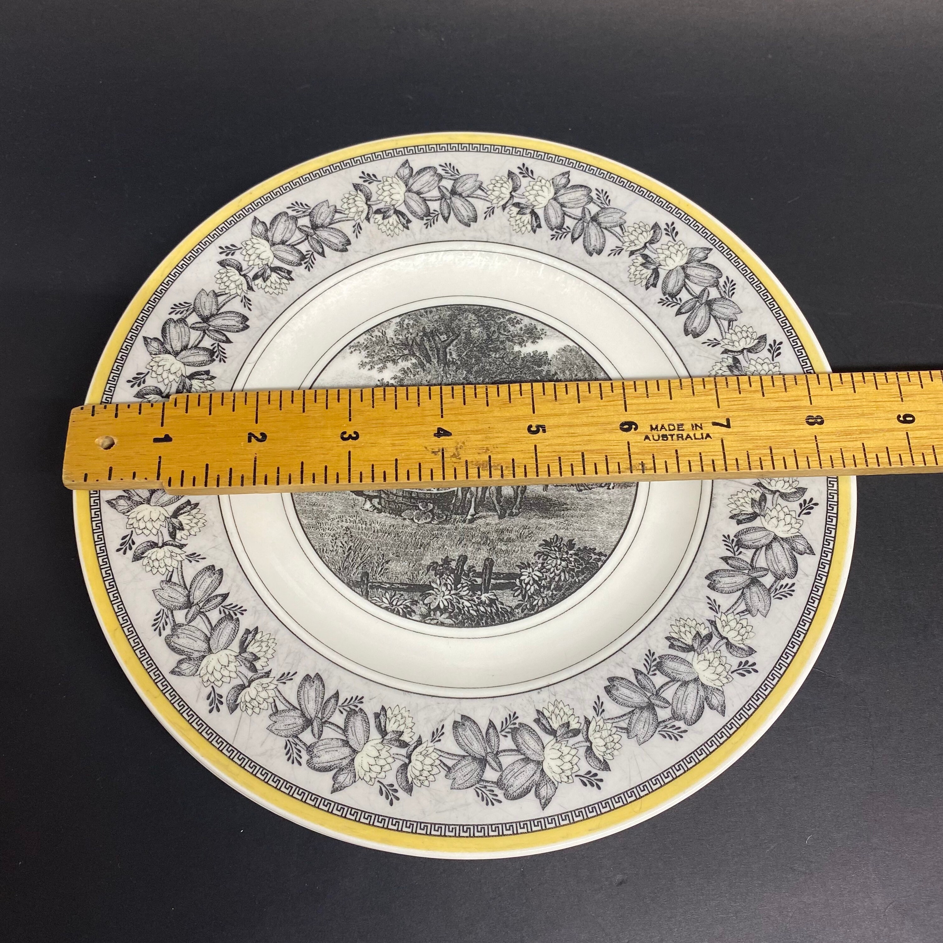 Vintage Villeroy and Boch Audun Ferme Set of 3 Salad Plates Vintage Villeroy and Boch Audun Ferme Set of 3 Salad Plates