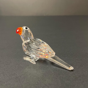 Swarovski Crystal Parrot Figurine - Etsy