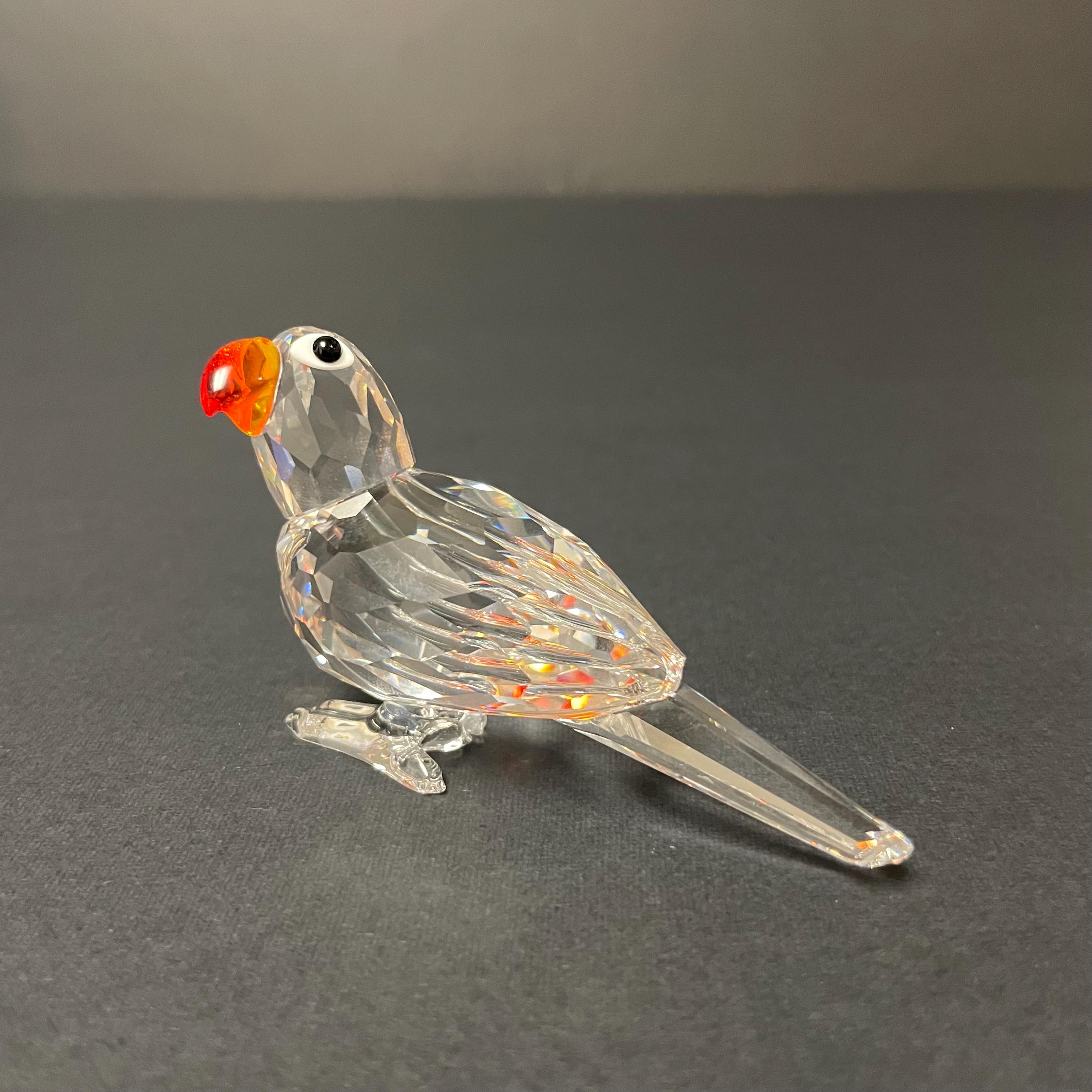 Swarovski Crystal Parrot Figurine - Etsy