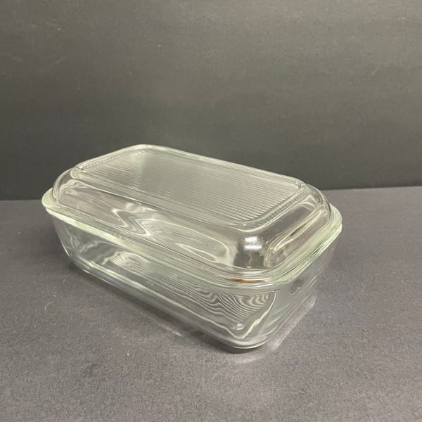Glass Butter Dish Etsy