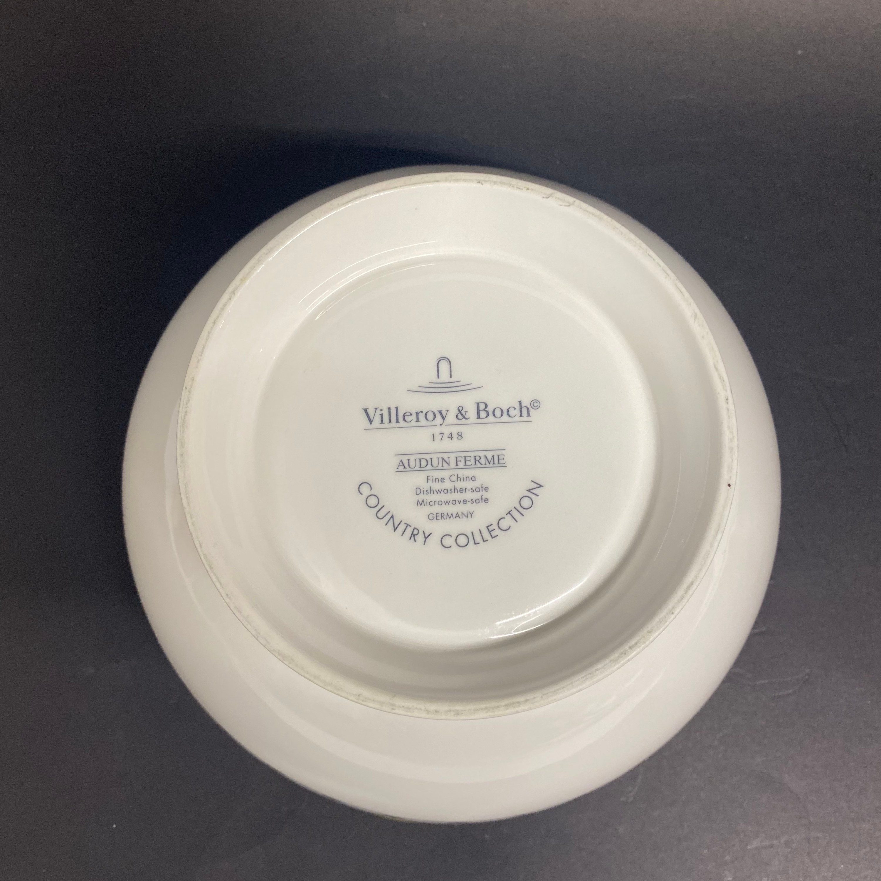 Vintage Villeroy and Boch Audun Ferme Serving Bowl Vegetable