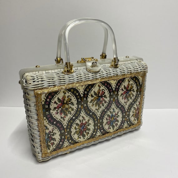 Vintage princess charming handbag by Atlas lucite… - image 1