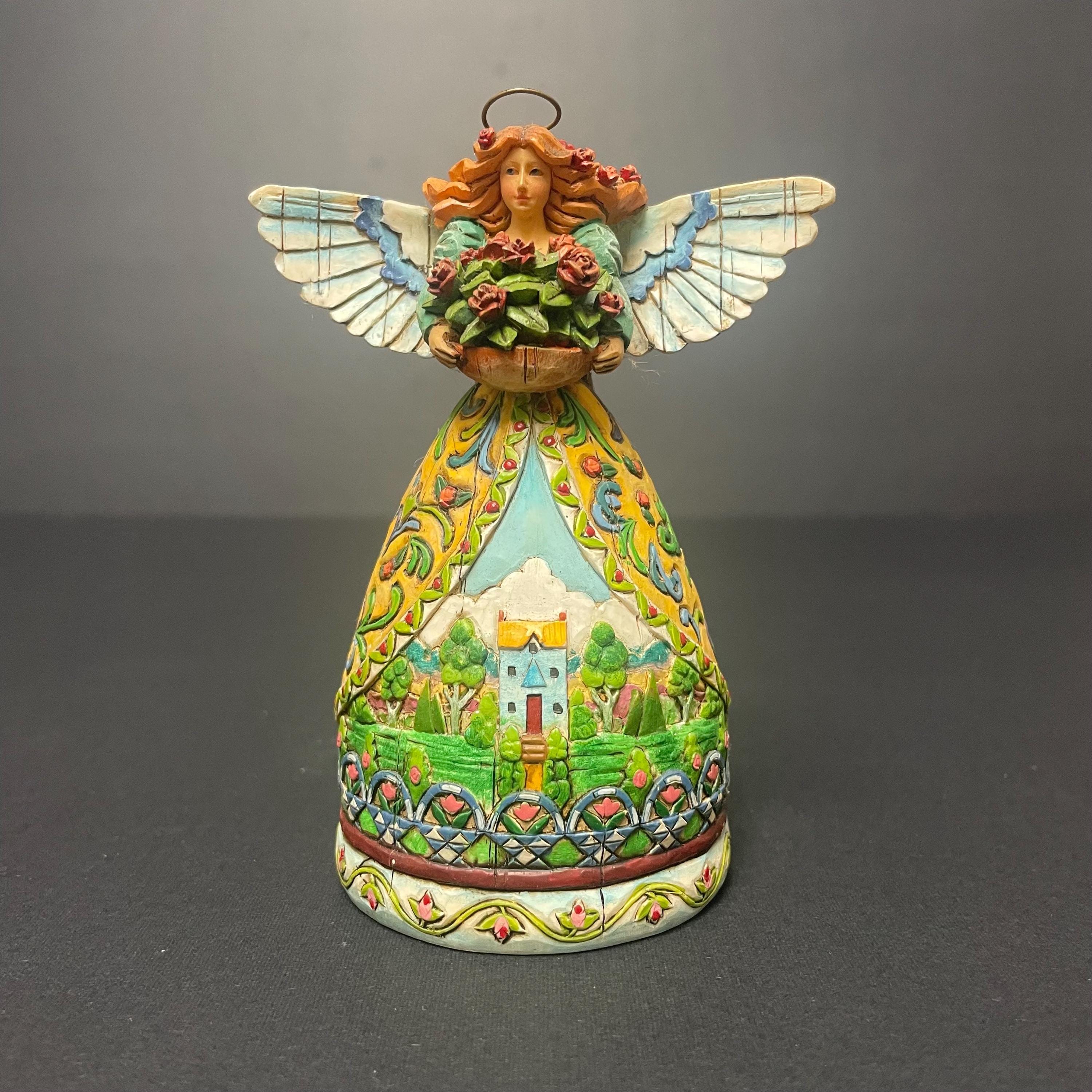 Jim Shore 'summer Restores the Soul' Angel Figurine Holding a