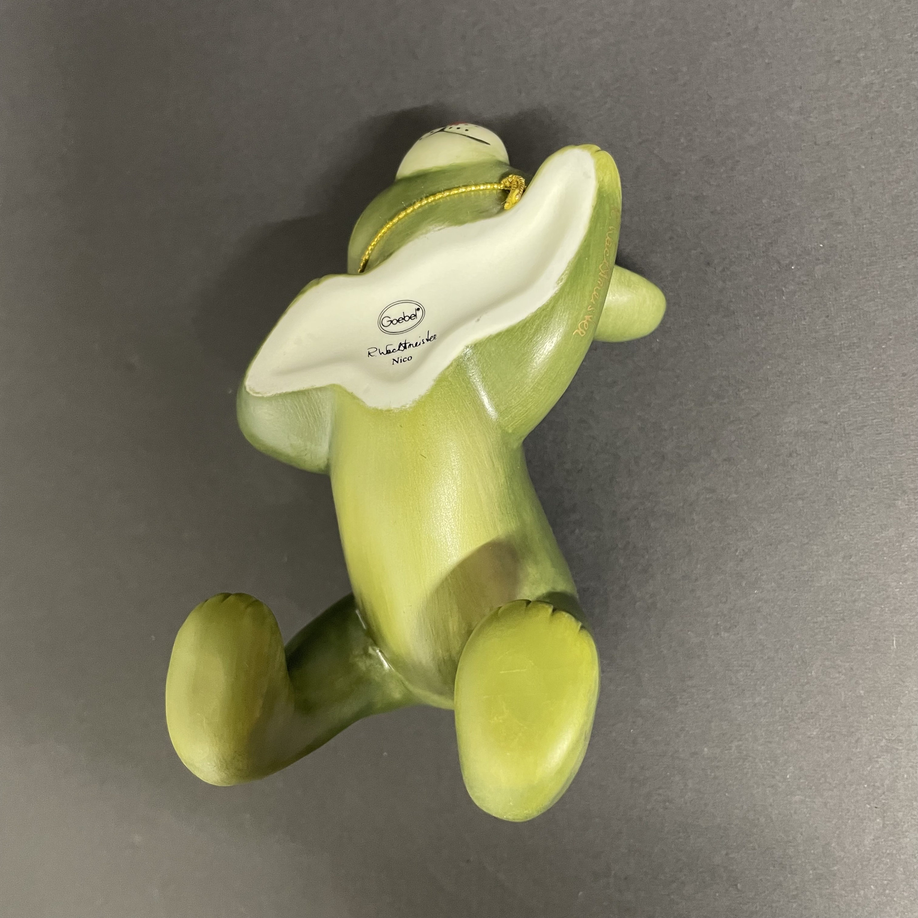 Figurine de collection Goebel Rosina gardien Peppino Taddy porcelaine