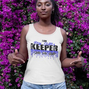 Zeta Phi Beta I Am My Sisters Keeper downloadable File-SVG PNG Cricut Sublimation Silhouette