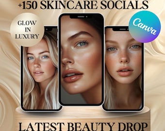 Skincare Instagram Templates: Esthetician & Medspa Social Media (Digital Download)