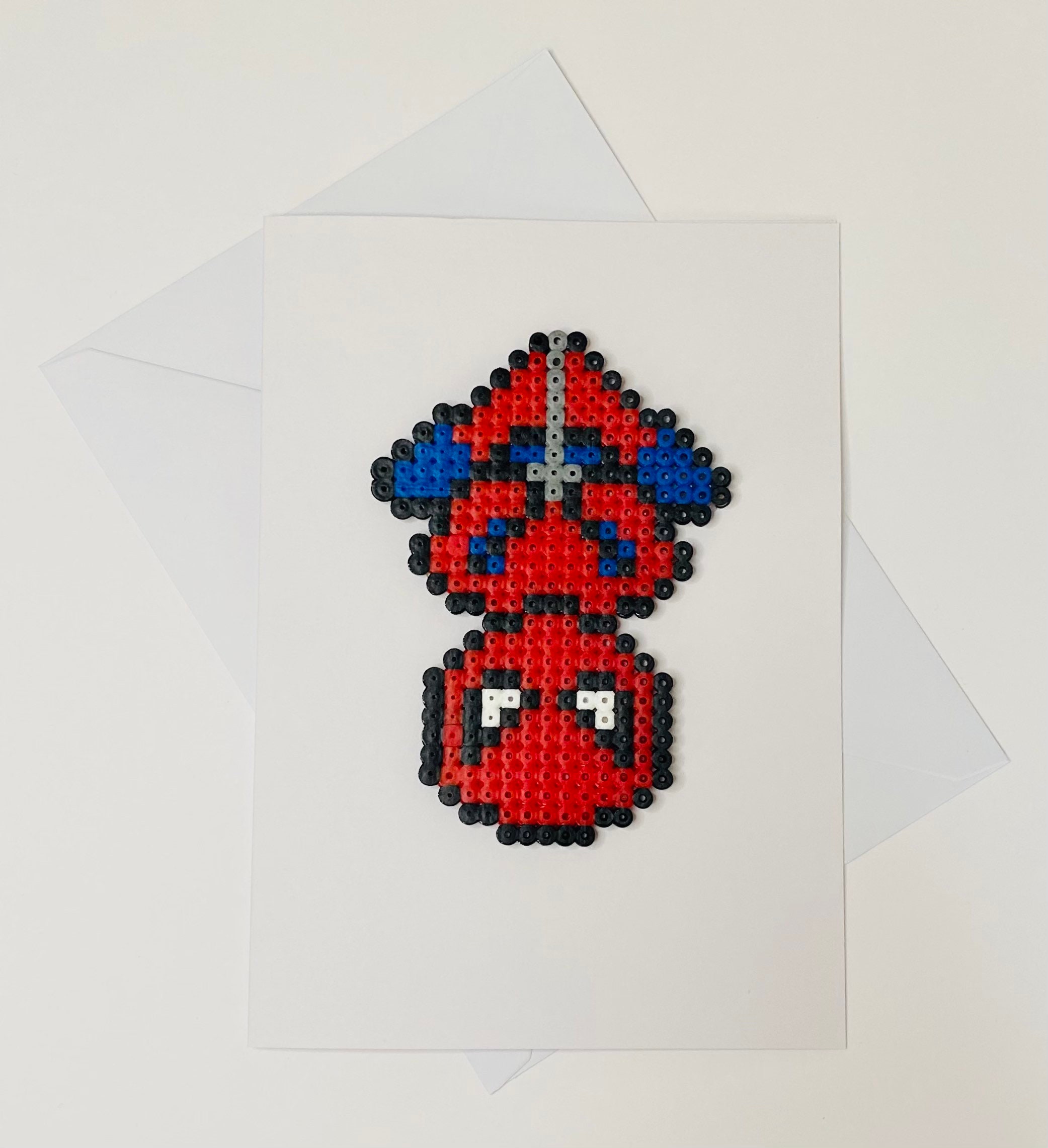 Spider-man Greeting Card - Etsy